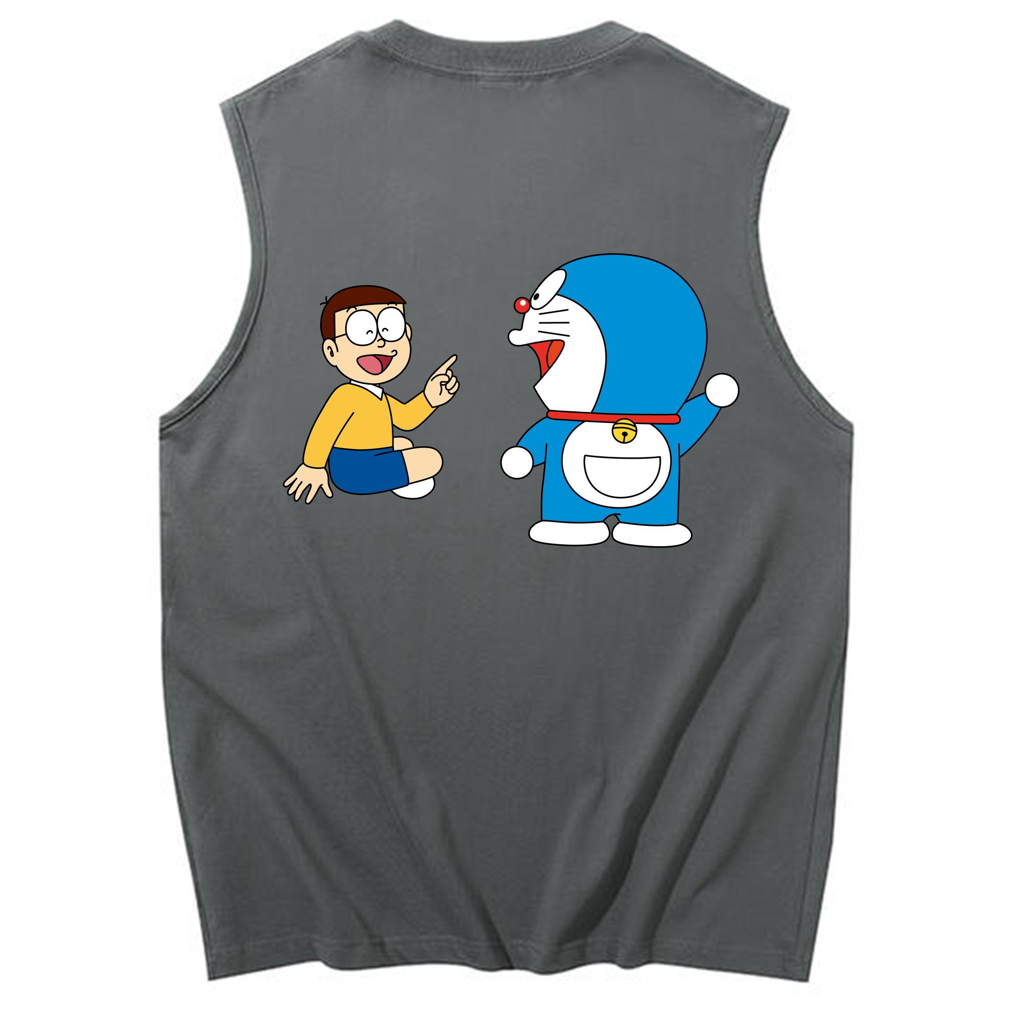 （画像用） ドラえもん Doraemon コットン100％タンクトップ（背面プリント）